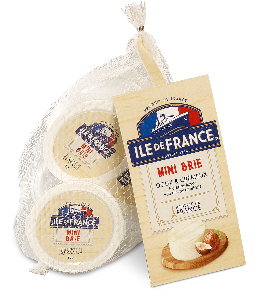 Brie mini Ille de France 125gr 8/1